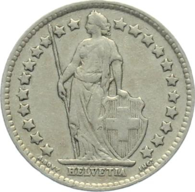 1/2 Franken 1940 B